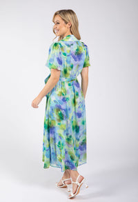 Balloon Sleeve Shirt Dress