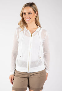 Crochet Knit Hoodie