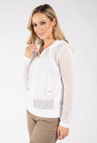 Crochet Knit Hoodie