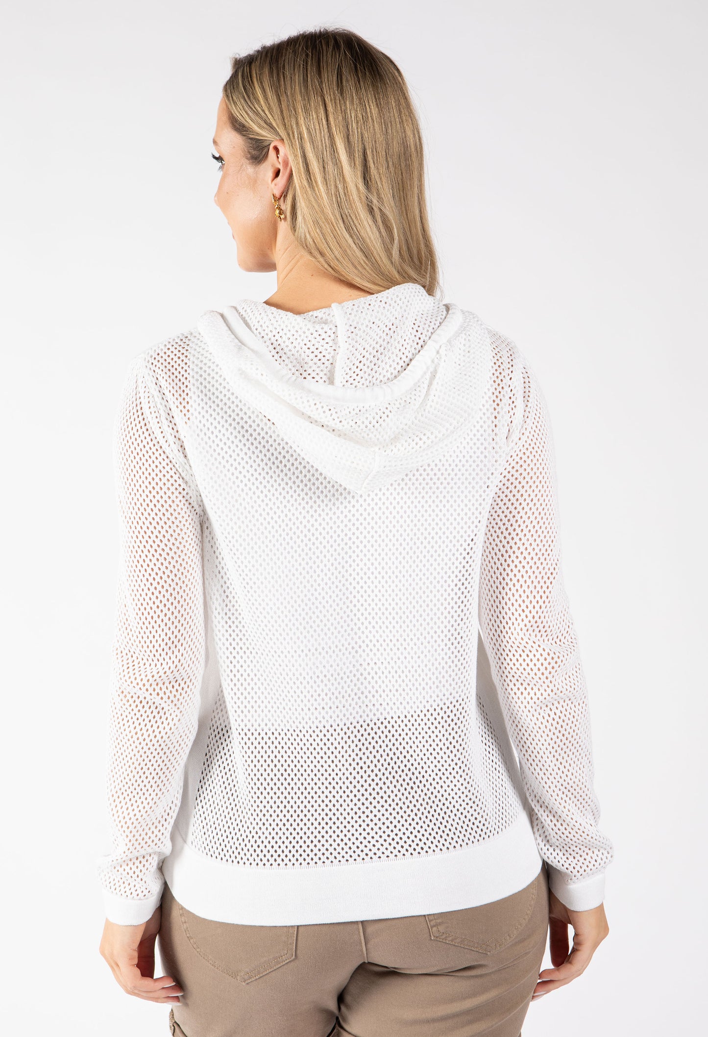Crochet Knit Hoodie