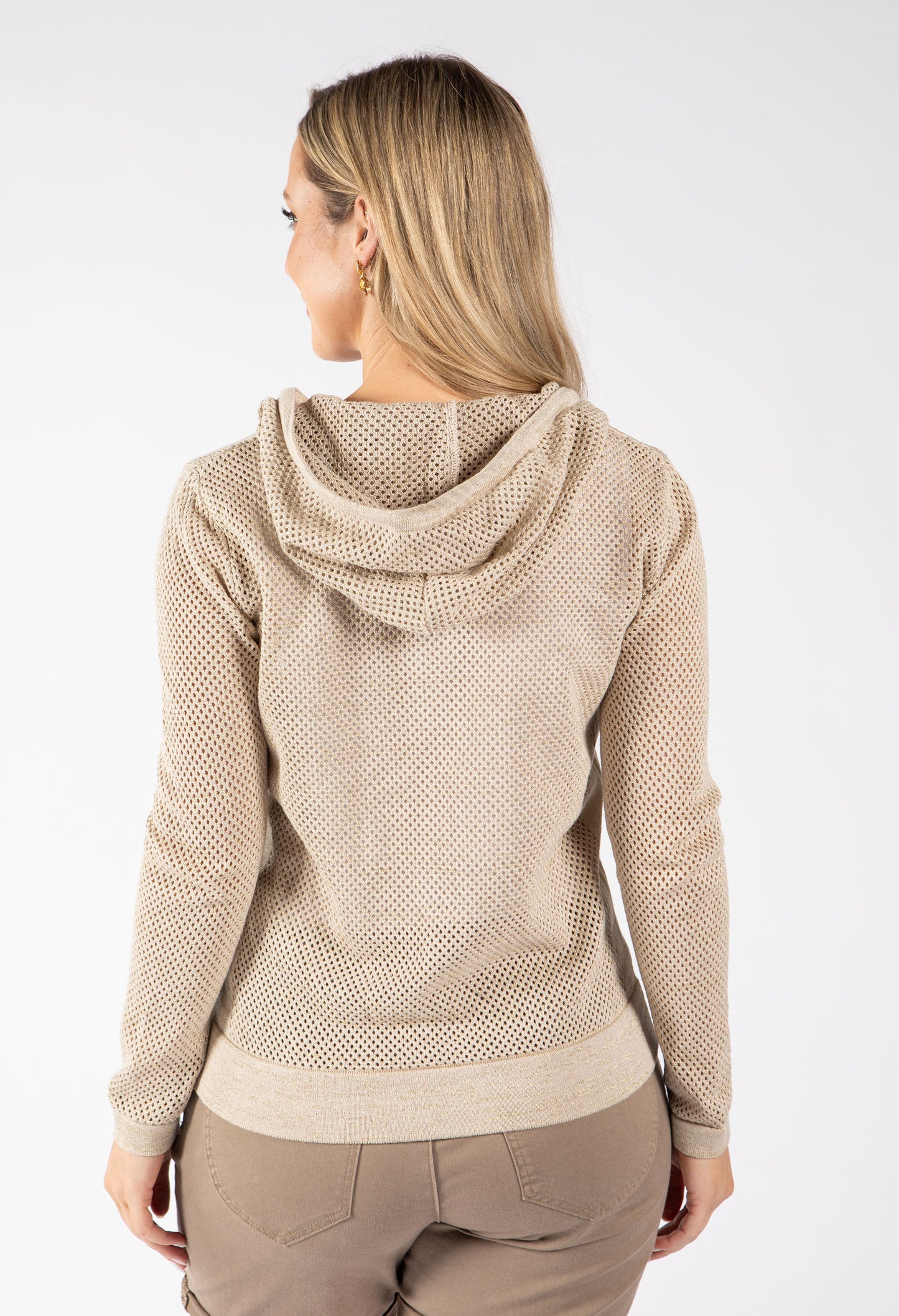 Crochet Knit Hoodie