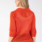 Crochet Knit Polo Top