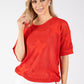 Star Design Knit Top