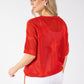 Star Design Knit Top