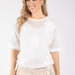 Star Design Knit Top