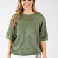 Star Design Knit Top