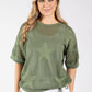 Star Design Knit Top