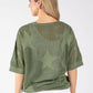 Star Design Knit Top