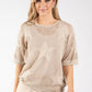 Star Design Knit Top