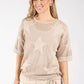 Star Design Knit Top