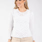 Ginza Crochet Knit Jumper