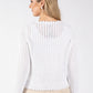 Ginza Crochet Knit Jumper