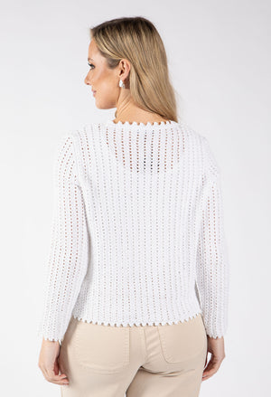 Ginza Crochet Knit Jumper