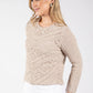 Ginza Crochet Knit Jumper