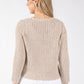 Ginza Crochet Knit Jumper
