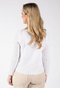Ginza Crochet Knit Cardigan