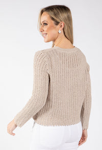 Ginza Crochet Knit Cardigan