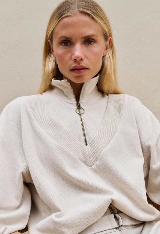 Half-Zip Knit Jumper