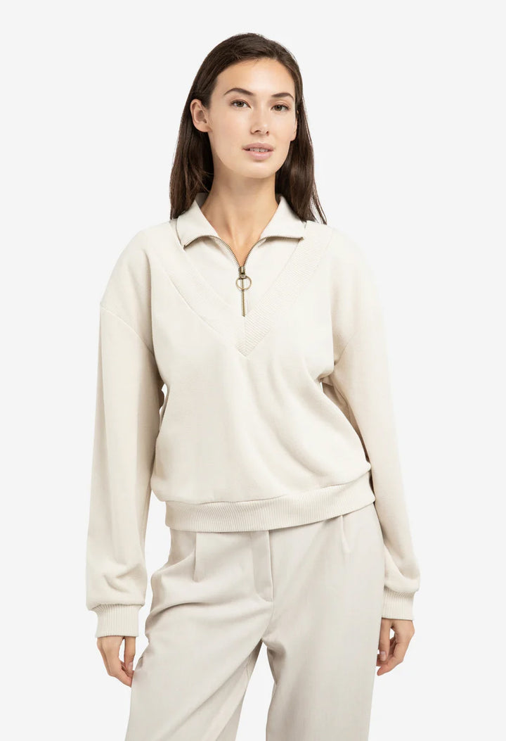 Half-Zip Knit Jumper