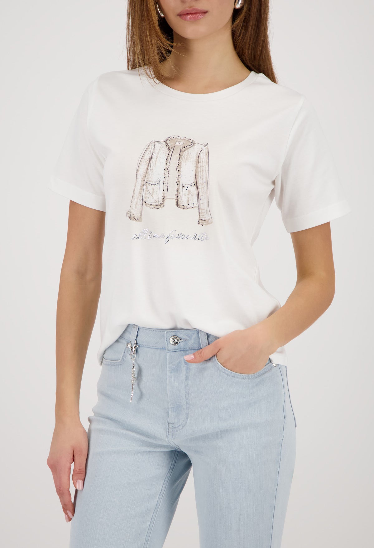 Printed Short Sleeve Top