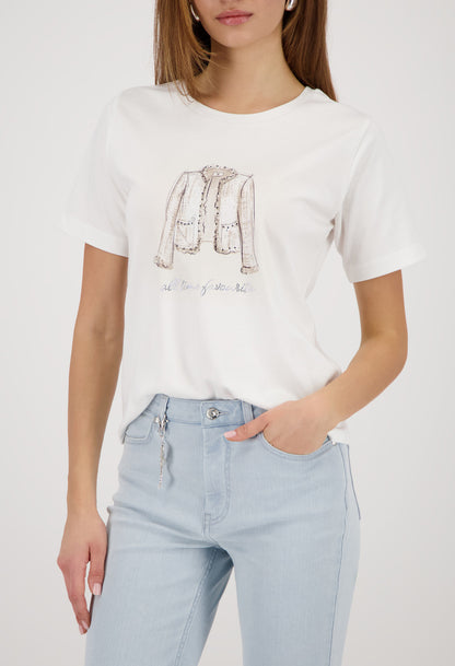 Printed Short Sleeve Top