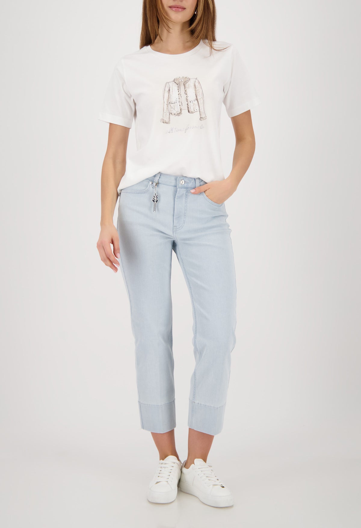 Printed Short Sleeve Top