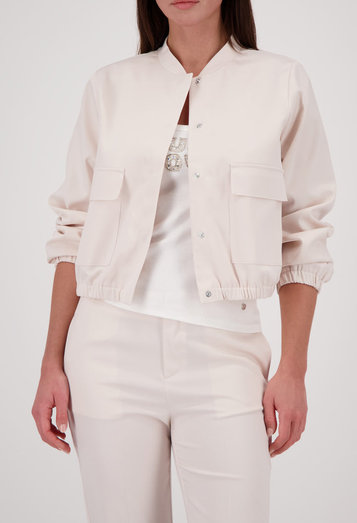 Satin Cargo Jacket