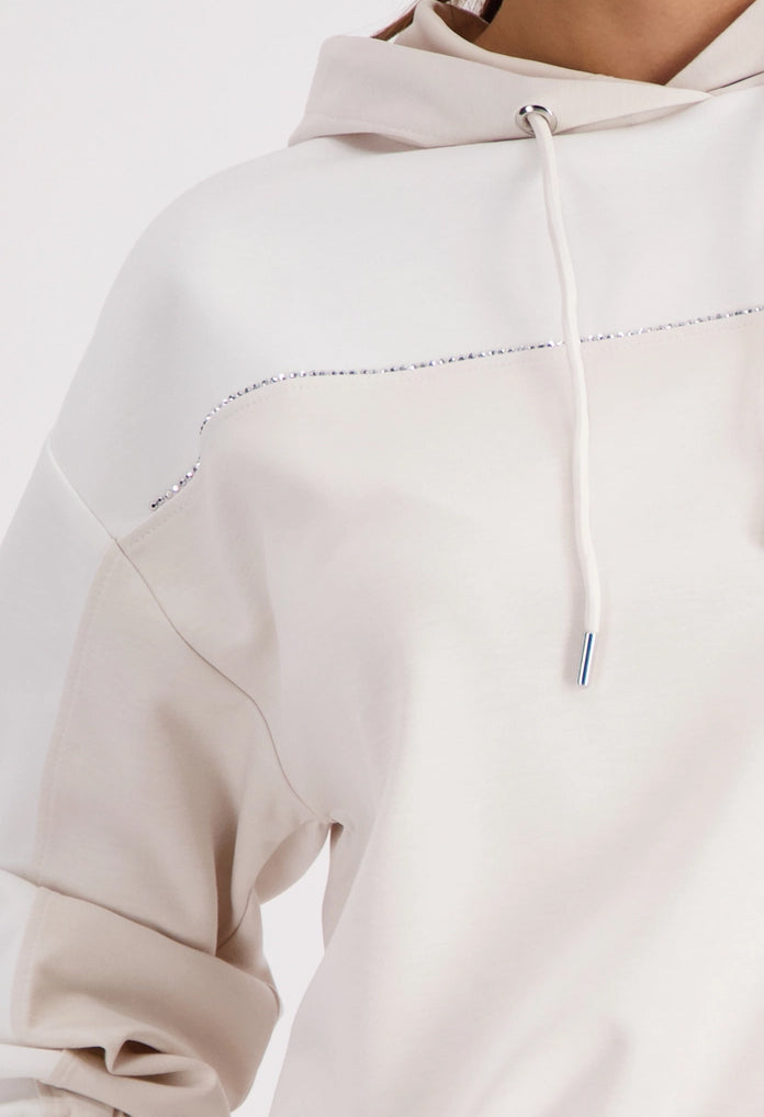 Colour Block Design Hoodie