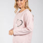 Love Heart Detail Jumper