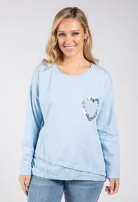 Love Heart Detail Jumper