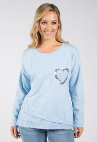 Love Heart Detail Jumper