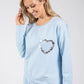 Love Heart Detail Jumper
