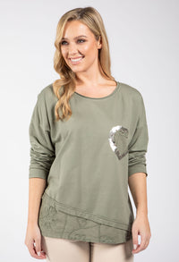 Love Heart Detail Jumper