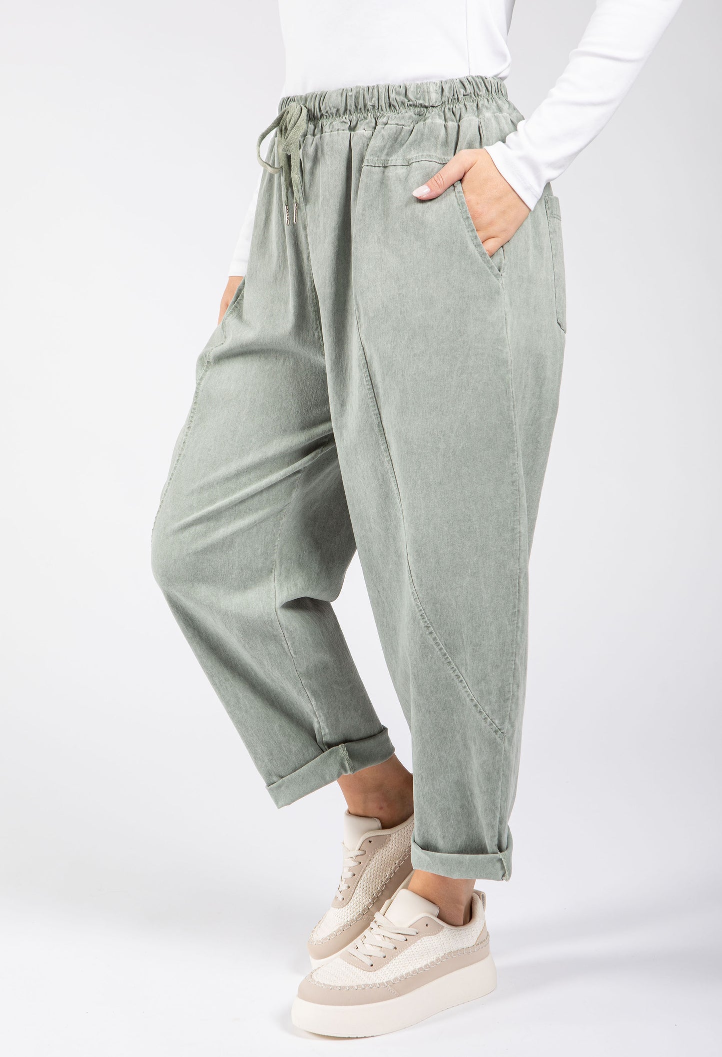 Washed Barrel Jogger