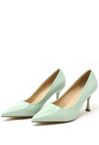 Lacquer Look Heel