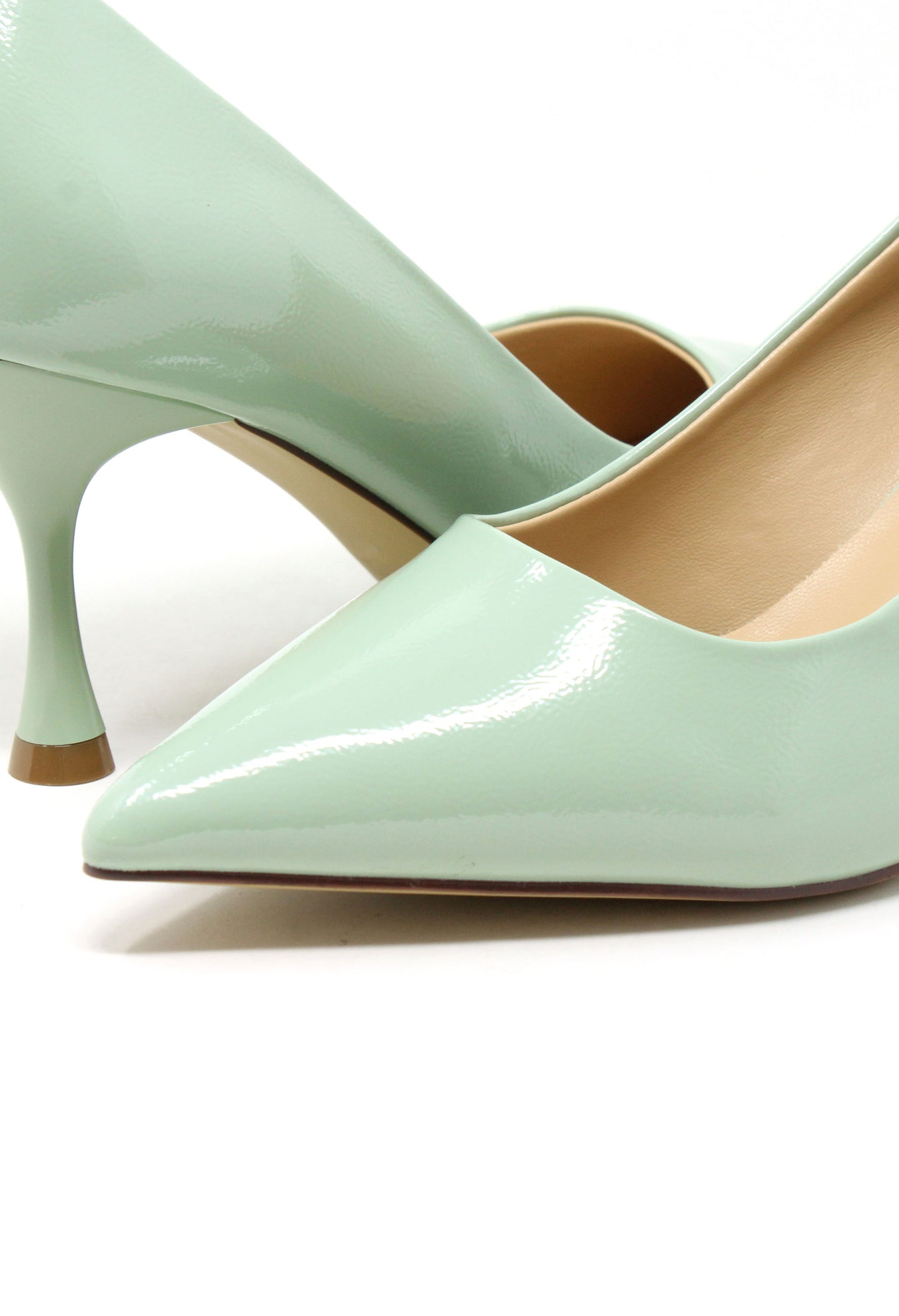 Lacquer Look Heel