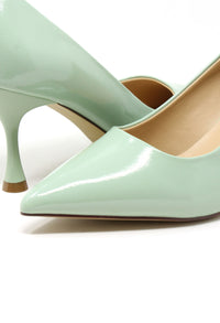 Lacquer Look Heel