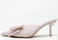 Satin Bow Heel