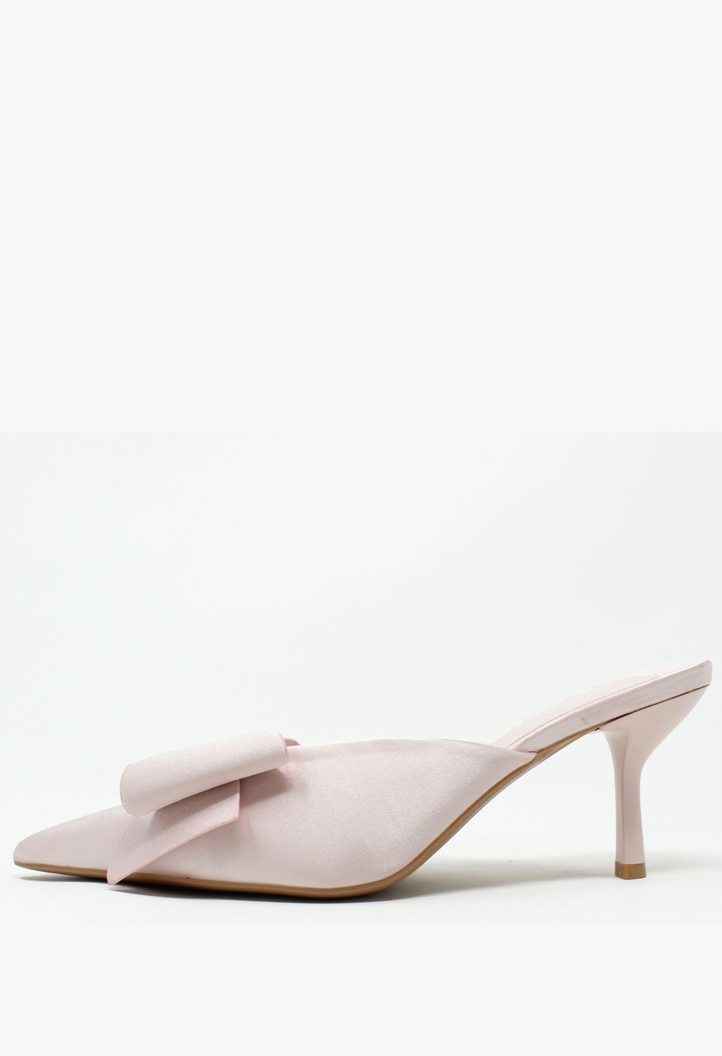 Satin Bow Heel