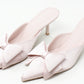 Satin Bow Heel