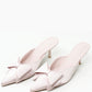 Satin Bow Heel