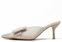 Satin Bow Heel
