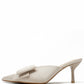 Satin Bow Heel