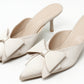 Satin Bow Heel
