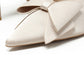 Satin Bow Heel