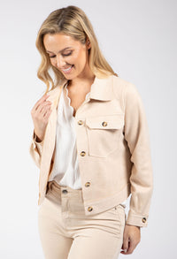 Corner Faux Suede Jacket