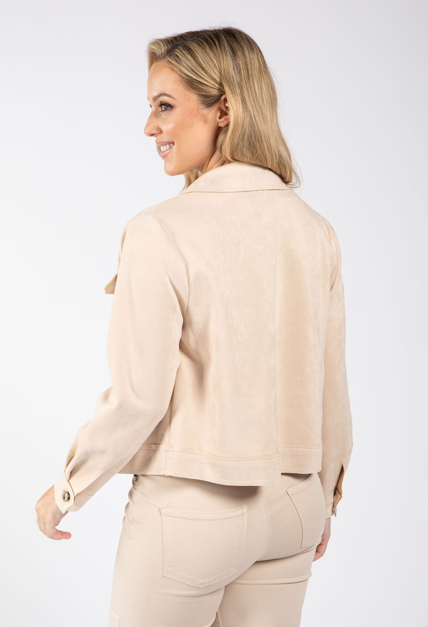 Corner Faux Suede Jacket