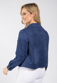 Corner Faux Suede Jacket