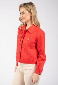 Corner Faux Suede Jacket