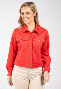 Corner Faux Suede Jacket